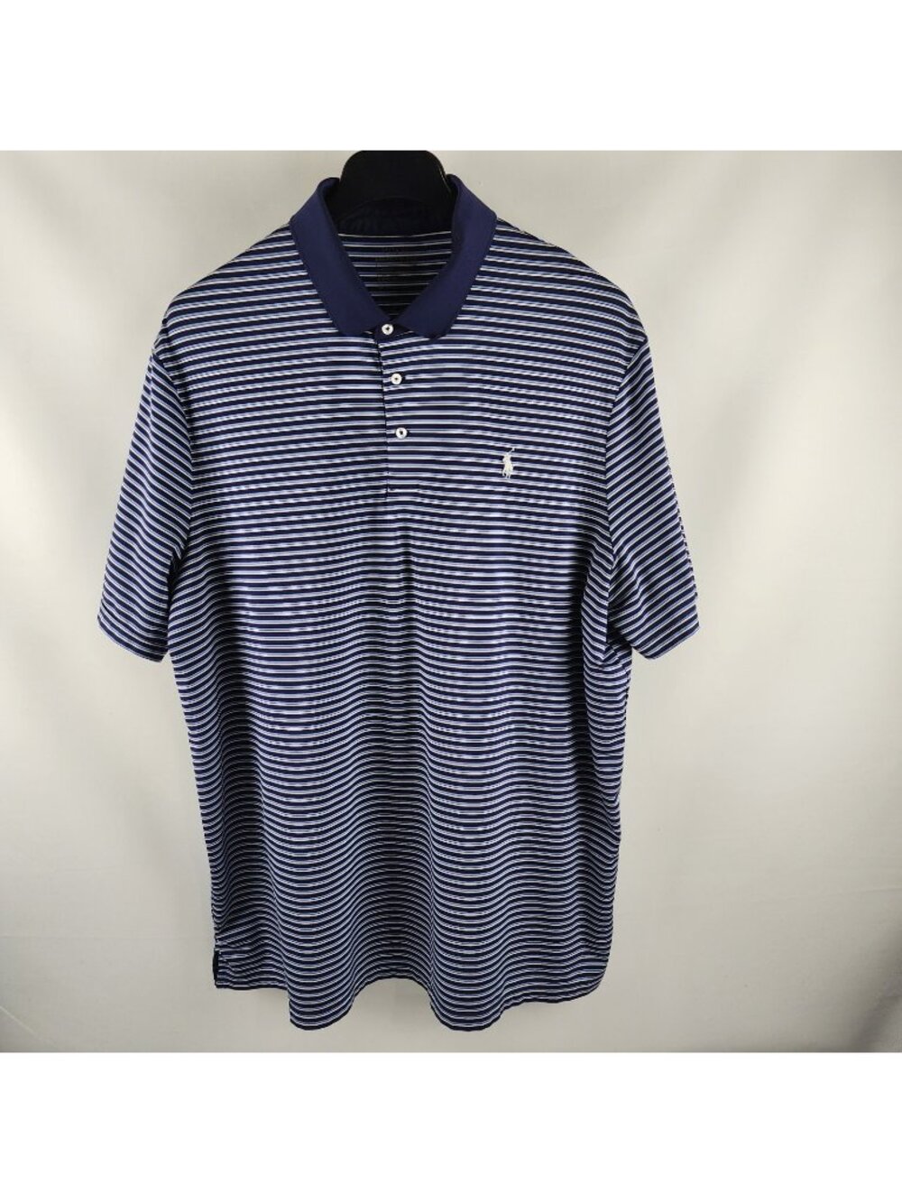 Polo Ralph Lauren Shirt Mens XXL Multi Striped Classic Fit S/S Golf Polo